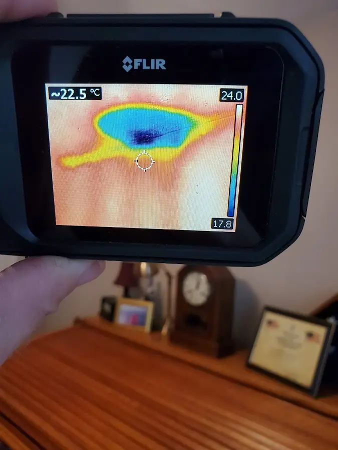 Thermal imaging inspection for water damage in Brookings