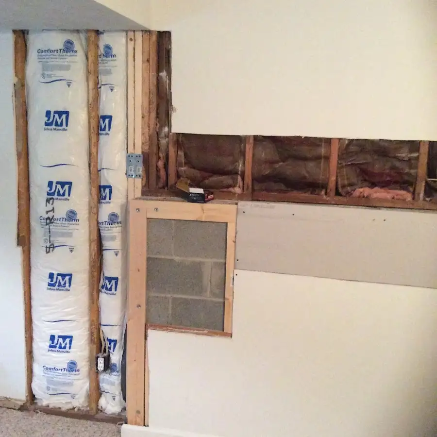 Wall insulation replacement during Odor Removal & Deodorization in Brookings